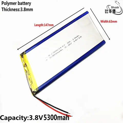 8 Inch Nvidia Shield K1 Battery 5300mAh Liter energy battery