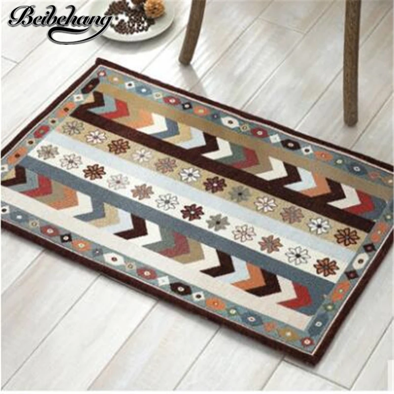 beibehang High-grade door mats home simple bathroom door water intake non-slip mats door mat door entrance pad