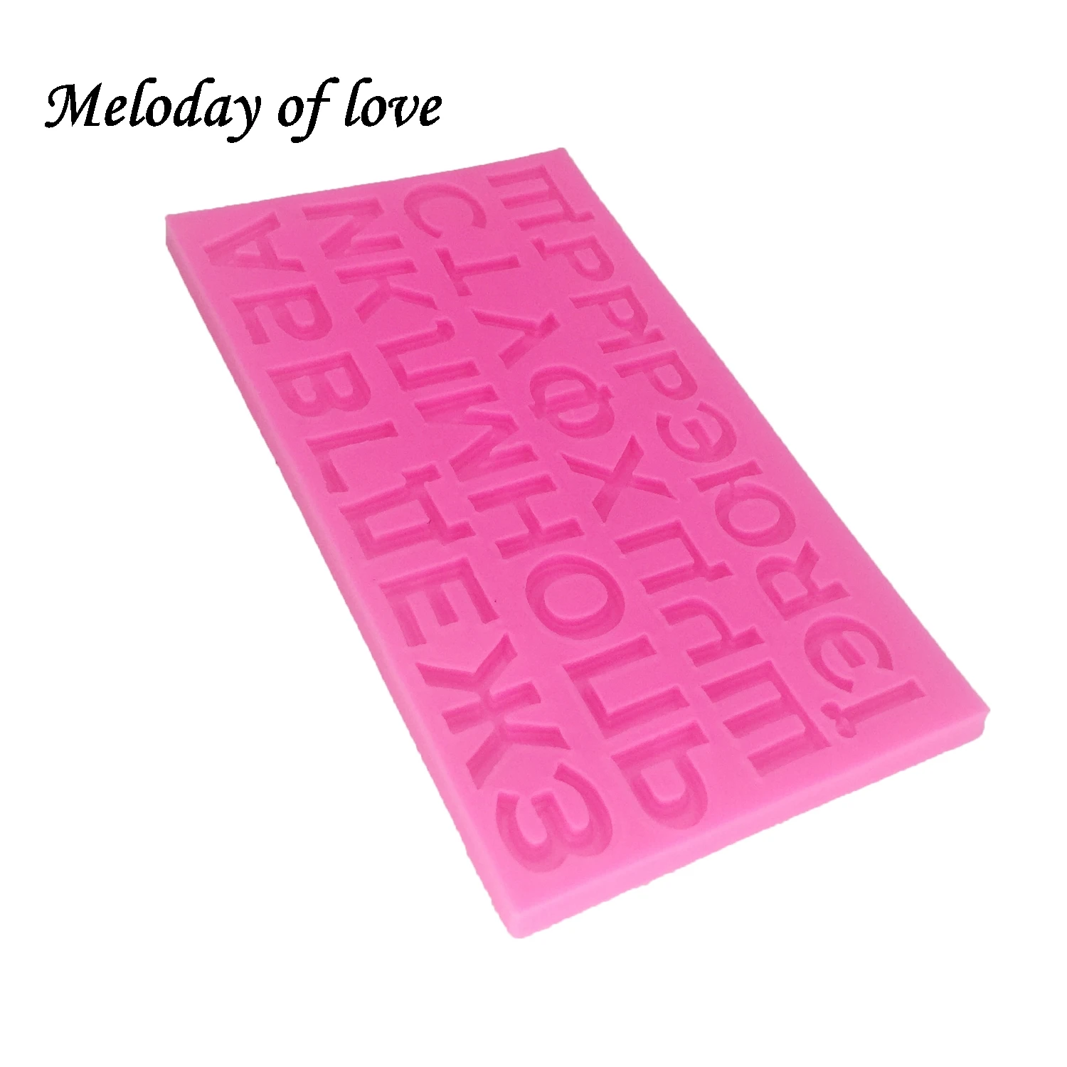 Russian alphabet Silicone Mold DIY letter Cake decorating Tools Gumpaste fondant chocolate  Polymer Clay Resin T1398