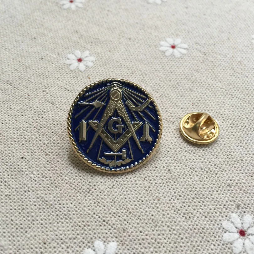 100pcs wholesale custom make masonry brooch and pin freemasonry masonic lapel pin badges Working Tools Freemason metal crafts