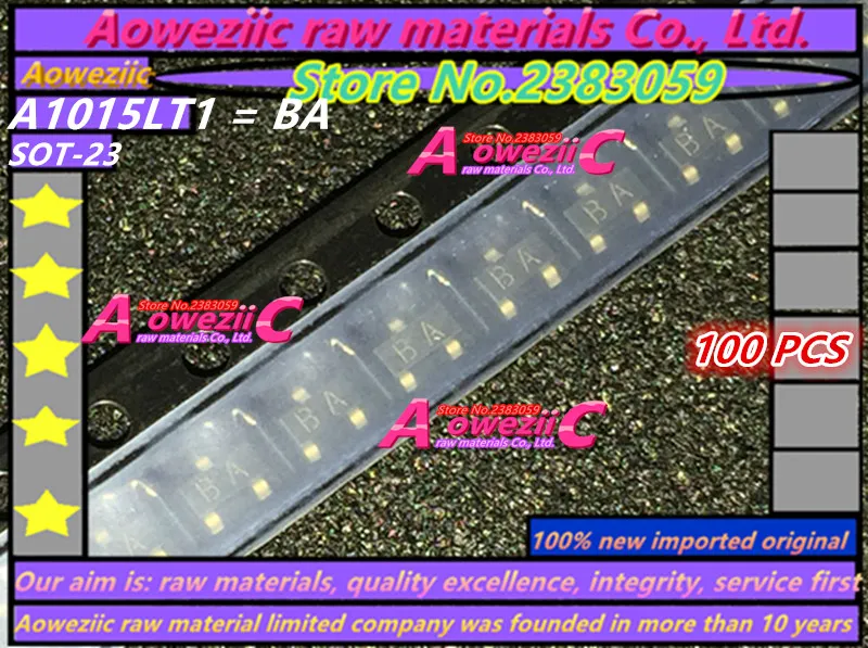 BC846B BC846 1B BC847B BC847 1F 2SA1015LT1 BA 2SC5343SFY 2SC5343 DAY SOT-23 original y importado, 100% nuevo
