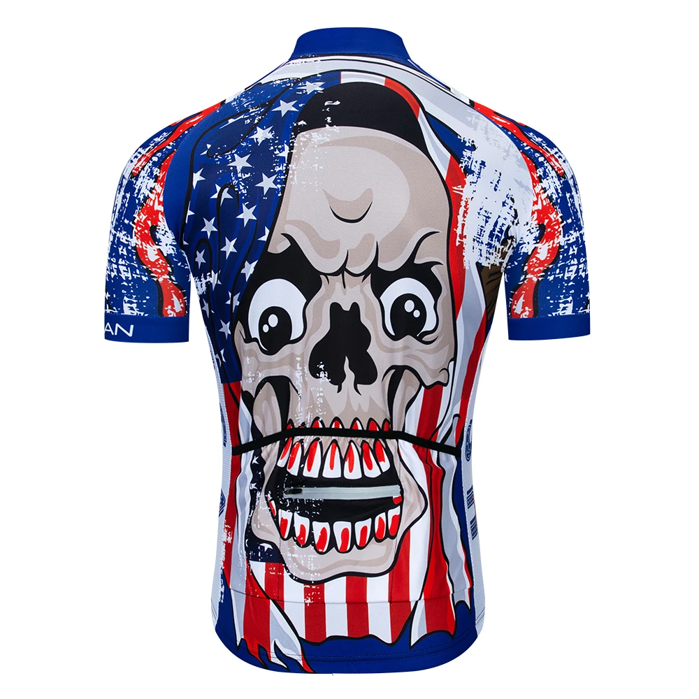 2019 Keyiyuan Spring and Summer New usa Skull Road Riding Quick-drying Breathable Riding Top