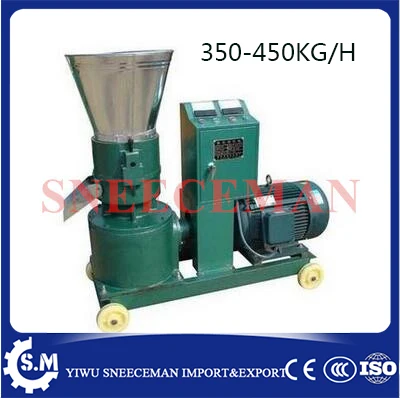 350-450kg/h flat die feed pellet mill diamater 400mm Energy-saving Animal Pellet Machine with Low Price Widely Uesd in Farm