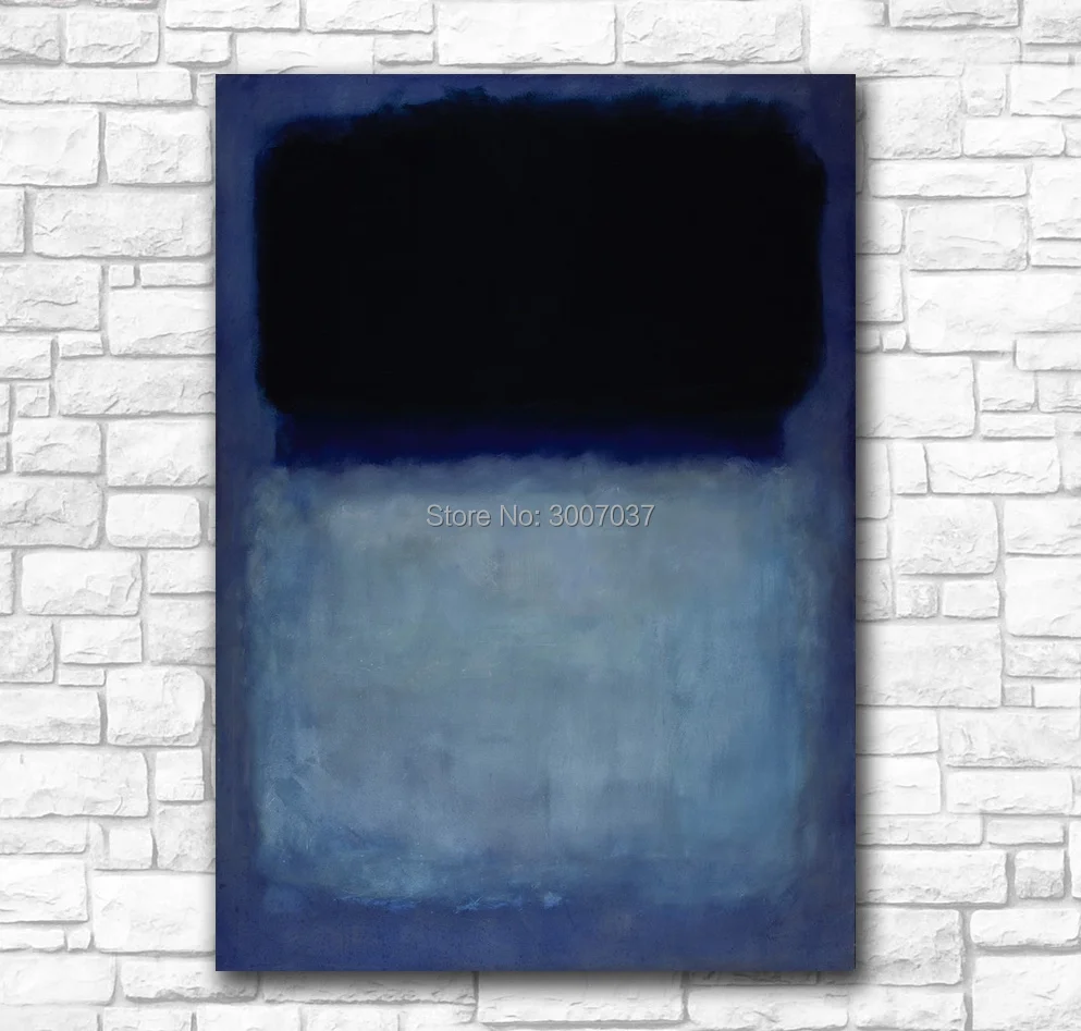 

Green and Blue 1956 by Mark Rothko Canvas Painting Home Decor Paint Wall Art No Frame Ship DHL