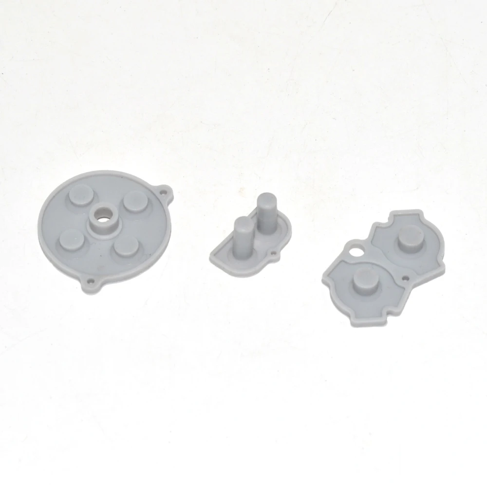 قطع غيار Gameboy Advance لوحدة التحكم GBA ، أزرار موصلة مطاطية عالية الجودة ، وسادات A B D