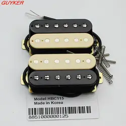 Set of zebra/Black Artec Maching Humbucker guitar pickups-HBC115