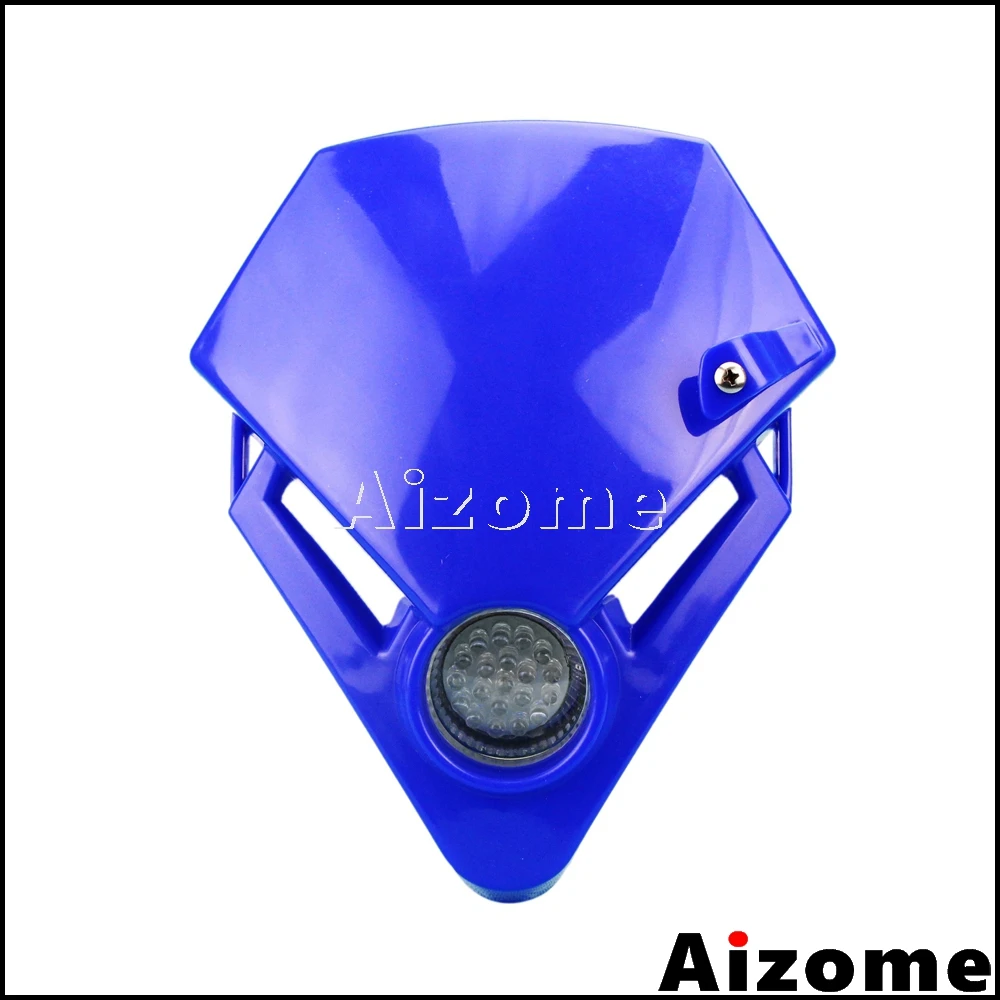 Enduro Motocross LED Head Light Mini Motorcycle Headlight Fairing Dual Sport Supermoto Lamp For GASGAS TXT PRO EXC GSX ZXR CBR