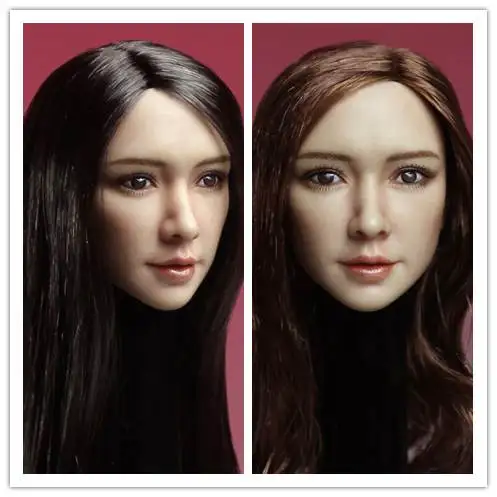 

1/6 scale figure accesories Asia beauty head sculpt carved 12" Action figure doll.not include body;clothes and other