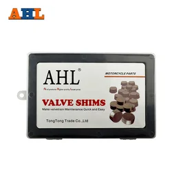 AHL Motorcycle Engine Parts Adjustable Valve Pad Shims 9.48mm Complete Valve Shim Kit Cams 1.2 ~ 4.0 (Include 5pcs)