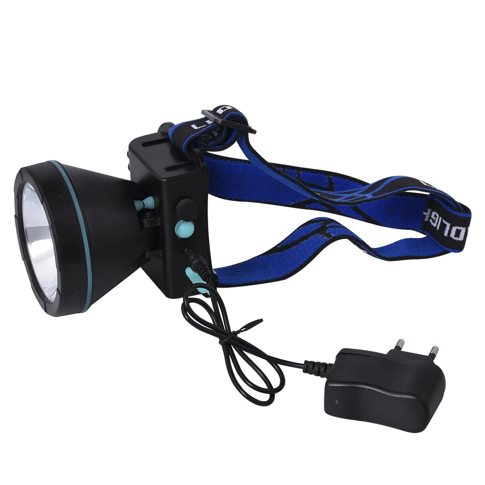 Anjoet 3000 Lumens LED Headlamp Rechargeable Head Lamp Light Torch Flashlight Waterproof Fishing Headlight+Battery+charger