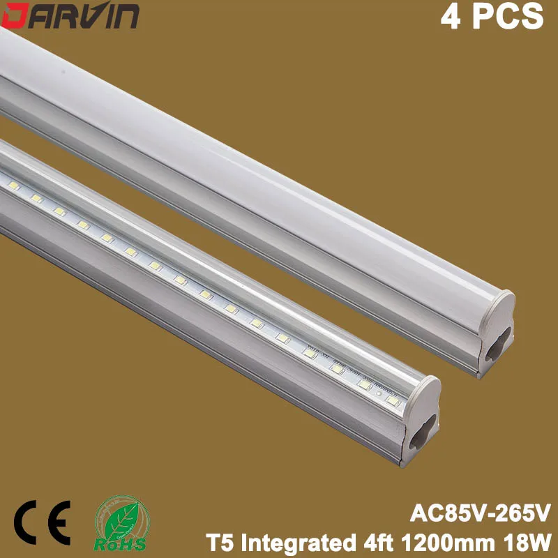 T5 Led Tube 4ft 120cm 18W Led Light Lamp T5 Integrated Fluorescent Tube Light Super Bright 110v 220v Led, Factory Direct Sales