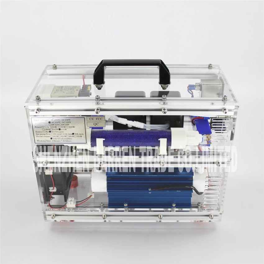 Generador de ozono BO-715QY, 0-7 g/h, generador de ozono, AC220V/AC110V, Regolabile, 10g, terapia, macchina, 120W