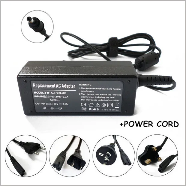 Universal Power Supply 19V 2.1A 40W Notebook AC Adapter For Laptop Samsung NP900X1A NP900X3A NP530U3B-A01US NP530U3B-A02US