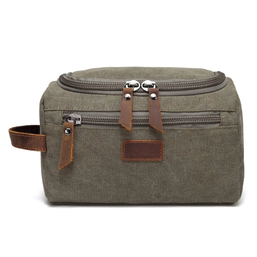 Wasserdicht Tragen Männer Kosmetik Make-Up Box Tasche Reise Veranstalter Leinwand Große Notwendigkeiten Männlichen Eitelkeit Fall Waschen Kulturbeutel – Detail 9