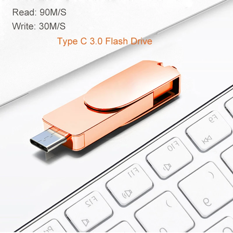 USB 3.0 Flash Drive 128GB USB C Pendrive Type C Pen Drive 3.0 256GB 64GB 32GB Memory Stick USB Flash 256g USB 3.0 For Android