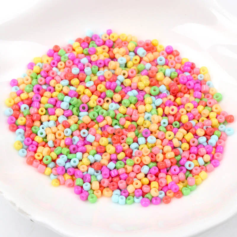 Neon Crystal Glass Spacer beads Czech Seed Beads For jewelry handmade DIY 2mm 3mm 4mm