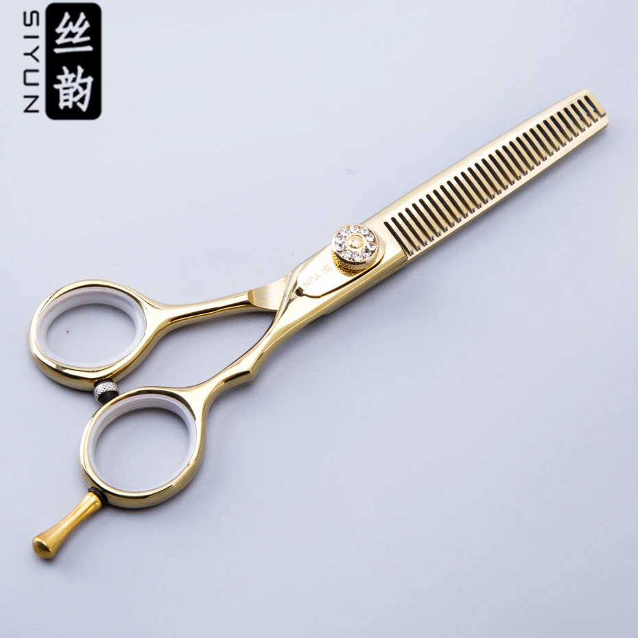 SI YUN 5.5inch(15.50cm) Length GD55 Model Thinning Type Of Hairdressing Scissors  Professional Hairdressing Hair Care Tools