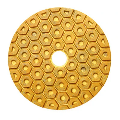 6 stks/set 4 Inch Super Polijstpads 100mm Hybrid Extra hard Materiaal Nat Polijsten Pad Voor Marmer Graniet Steen snel Slijpen