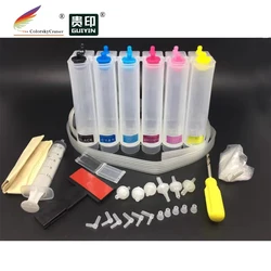 universal 6 color CISS continuous ink system kit with accessaries