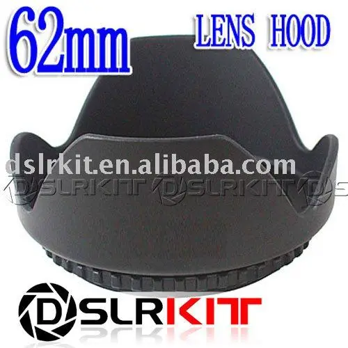 DSLRKIT 62mm Lens Hood Petal Crown Flower Shape for Canon Nikon Olympus(62mm lens thread size)