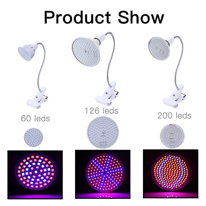 LED Grow Light Full Spectrum Phytolight Phyto Lamp E27 PhytoLamps For Indoor Flowers Vegetables Plant Tent Box Seedlings Seeds