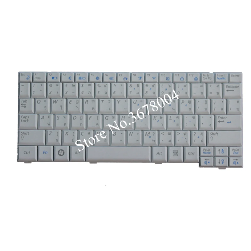 New Thailand  Keyboard for SAMSUNG NP-NC10 NC10 ND10 N108 NC310 N110 NP10 N128 N140 NP10 N130 TH laptop keyboard white