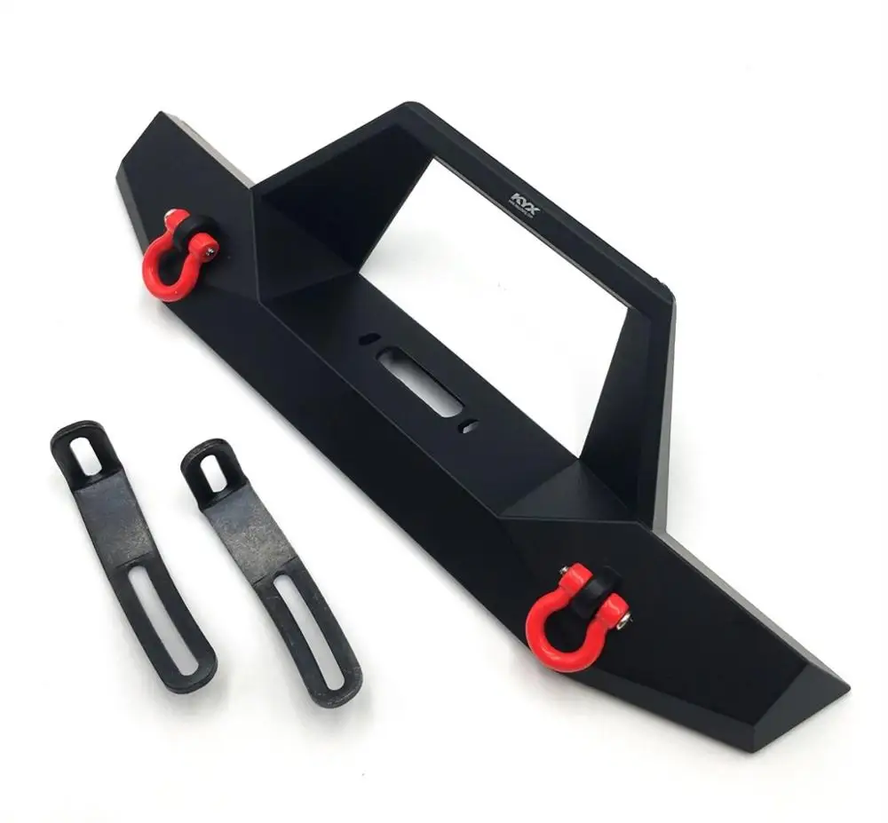 

KYX Racing Metal Front Bumper for 1/10 RC Crawler Car Axial SCX10 II 90046 Traxxas TRX-4 TRX4