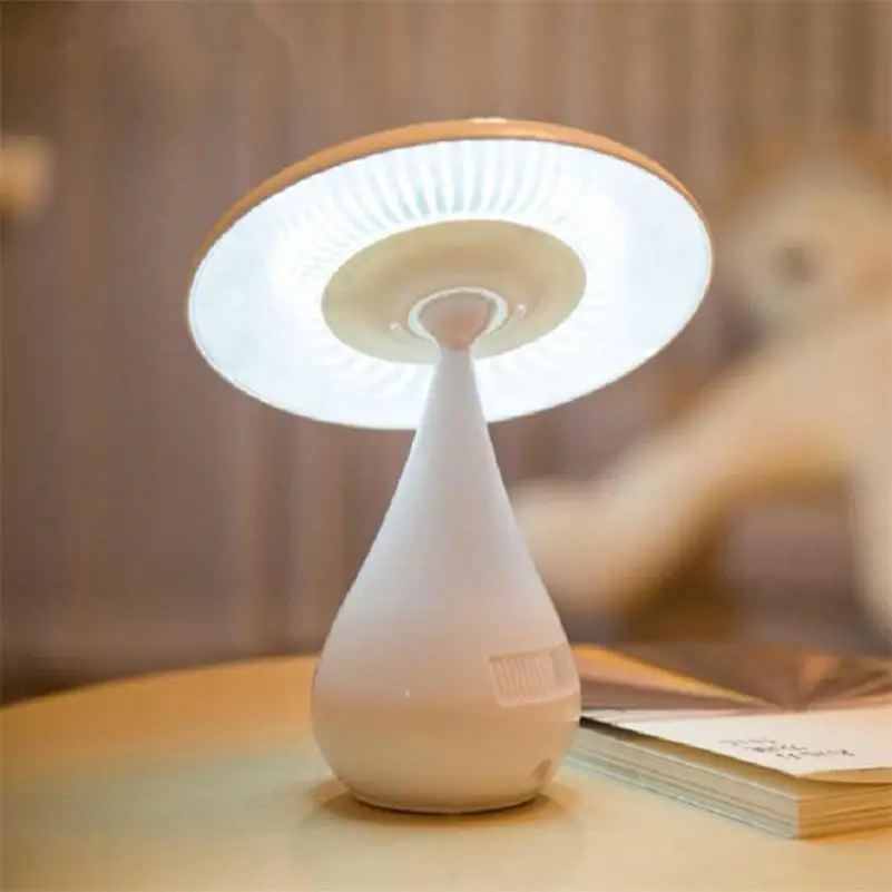 

Mushroom Dimmer Table Lamp Lampara LED Escritorio Abajur Luminaria de Mesa USB Reading Night Lights Air Purification Desk Lamp