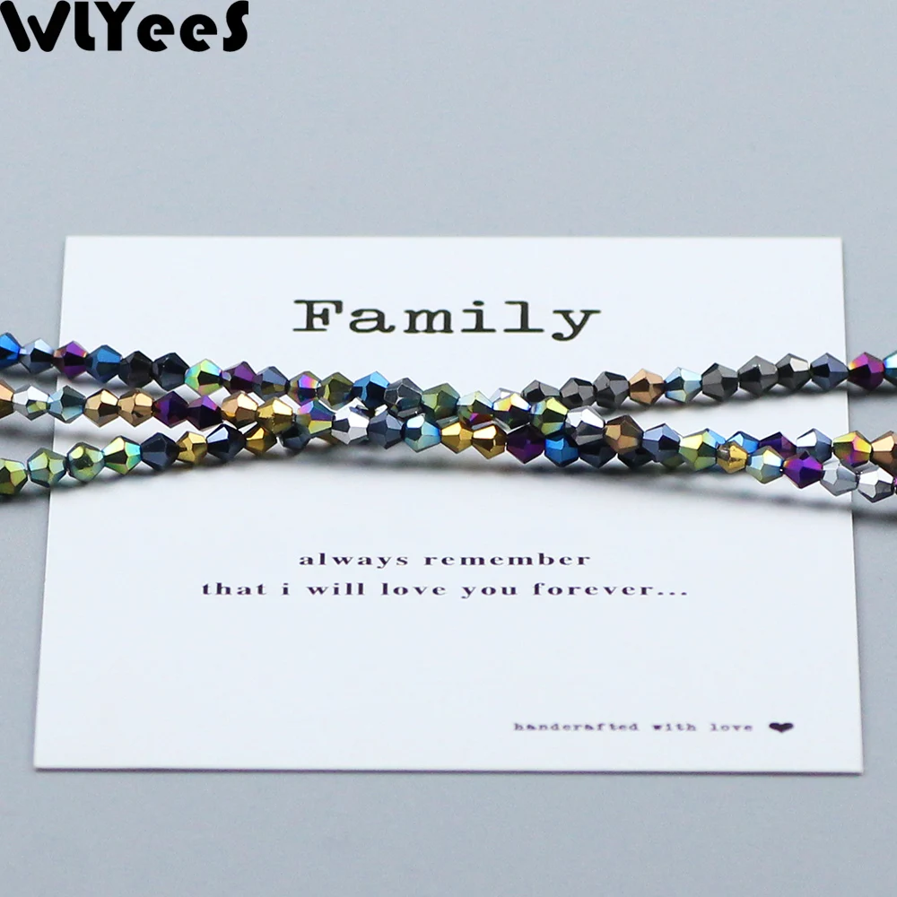WLYeeS Placcatura 3mm Austriaco di Doppio Cono cristalli perline 200pcs Doppio cono di superficie di colore branelli allentati per Gioielli FAI DA