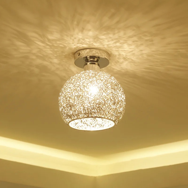 

Contracted and contemporary creative aluminum dome light, K9 crystal absorb dome light corridor corridor absorb dome light