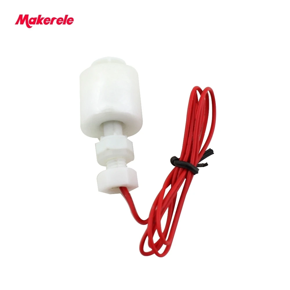 110v Mini Type Poly Propy Water Level Liquid Sensor 220V MK-PFS4008  water tank float switch pp plastic from makerele