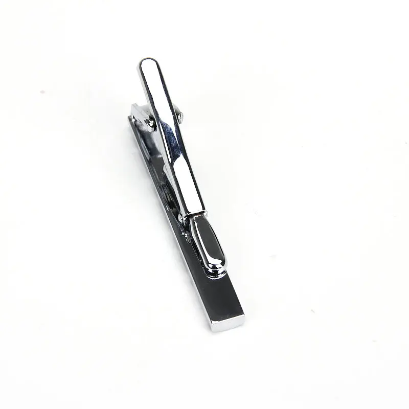 Fashion Man Tie Clip For Men Classic Metel Tie Clips Copper Ties Bar High Quality Enamel Tie Collar Pin Crystal Business Corbata
