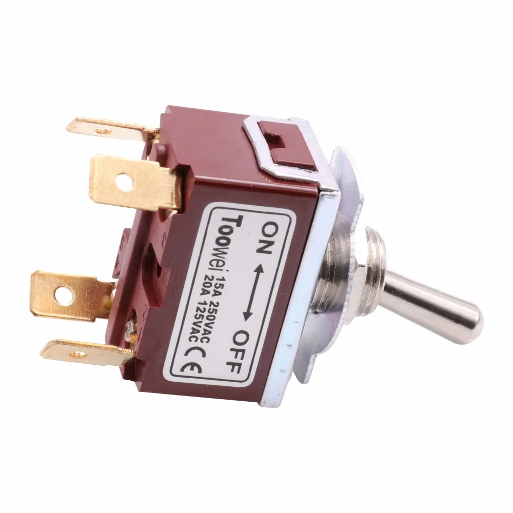 Kippschalter SPST DPDT DPST SPDT AUF-AUF AUF-WEG-AUF AUF-OFF AC Power Rocker schalter AC 250V 15A 125V 20A – Detail 11