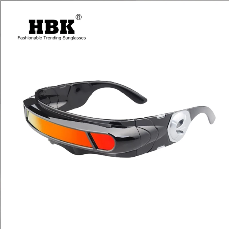 HBK X-man Cosplay Cyclops Halloween Party Sunglasses Designer Special Memory Materials  Polarized  Travel Shield Cool UV400