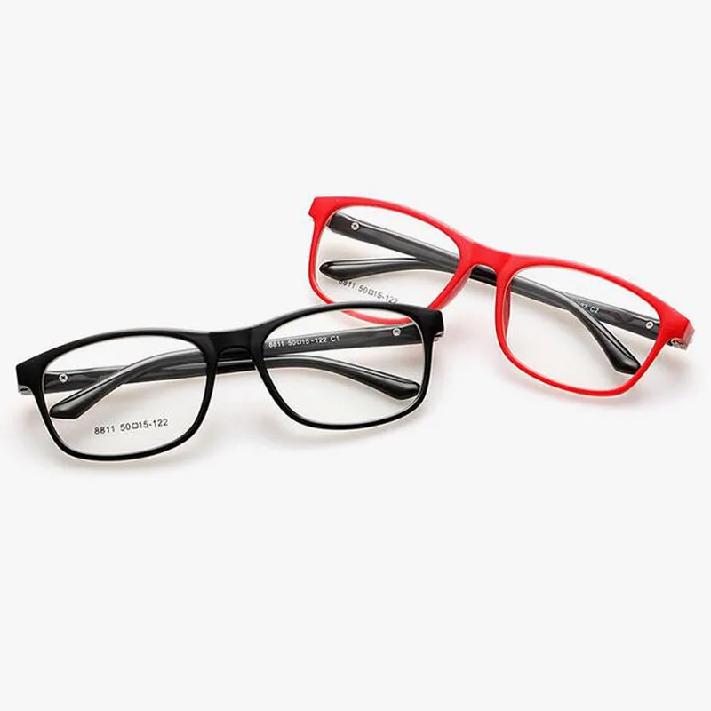 TR90 children optical frame eyewear wholesale eyeglasses 7 colors Double Color New Style Girls Boys Kids Glasses big Frame 8811