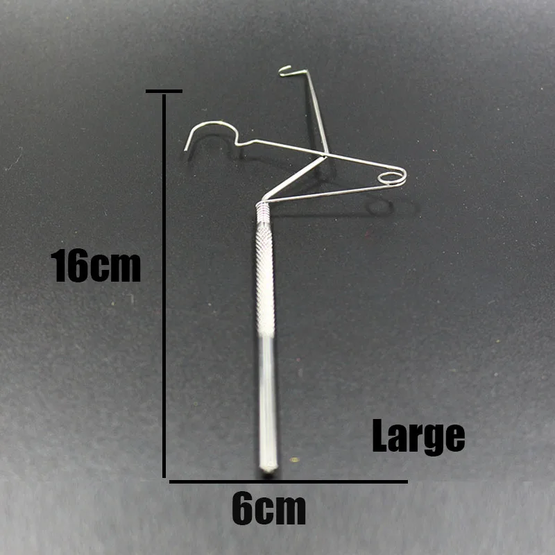 2 sizes Fly Fishing English style Whip Finisher/ stainless steel SS handle W/F Fly Tying Tools for flies hook knoting Nodules