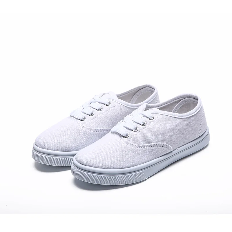 Spring Summer Kids Girls Shoes Sneakers Children Canvas Shoes for Boys And Girls Student School Girls Casual Shoes Sport 4-18T