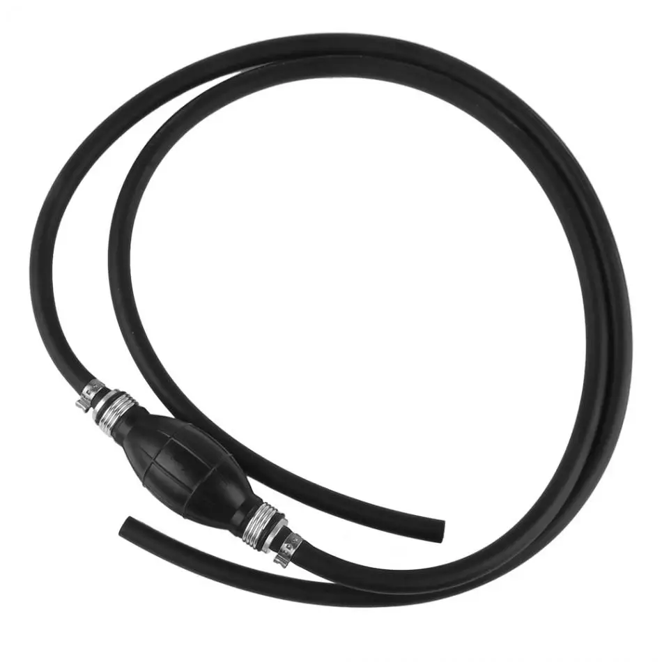 Universal Motor Fuel Gas Hose Line Assembly with Rubber Primer Bulb for Car Boat Yacht Tractor 6mm / 8mm /10mm /12mm