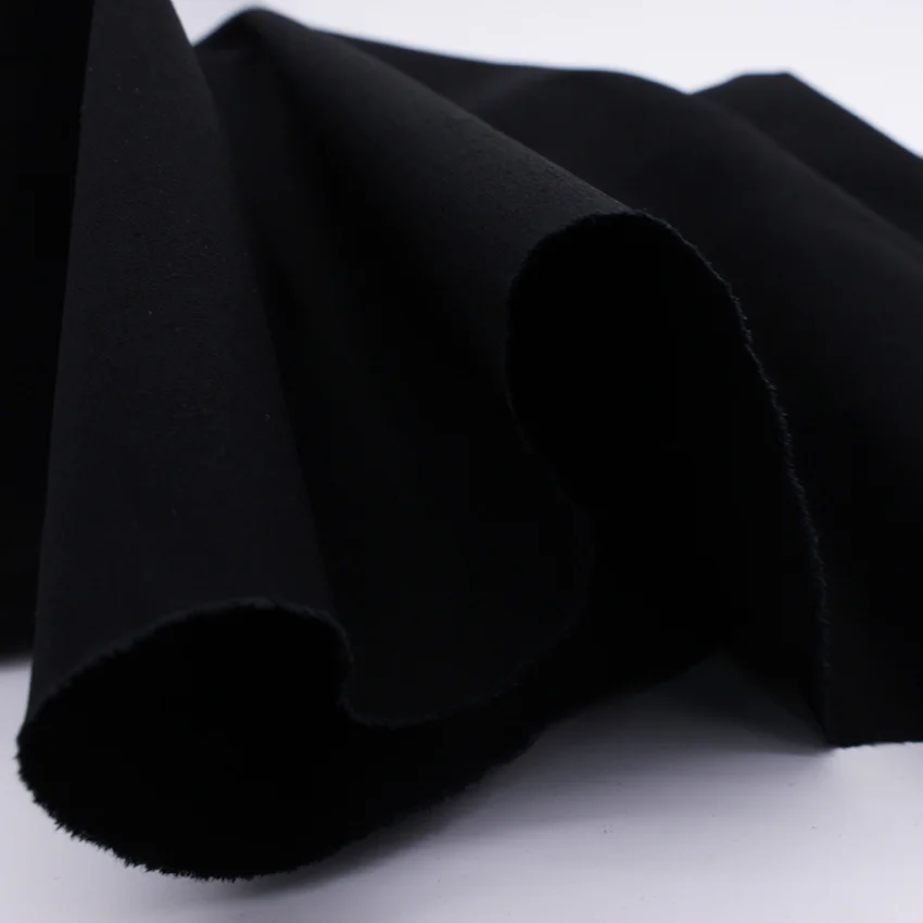 CMCYILING Black Cotton Fabric For Sewing Dresses Skirt Clothing Poplin Cloth Home Textile Woven Telas Tecido 50CM*150CM