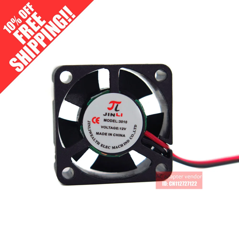 NEW  JinLi 3CM 3010 12V 0.18A 3CM Cooling fan