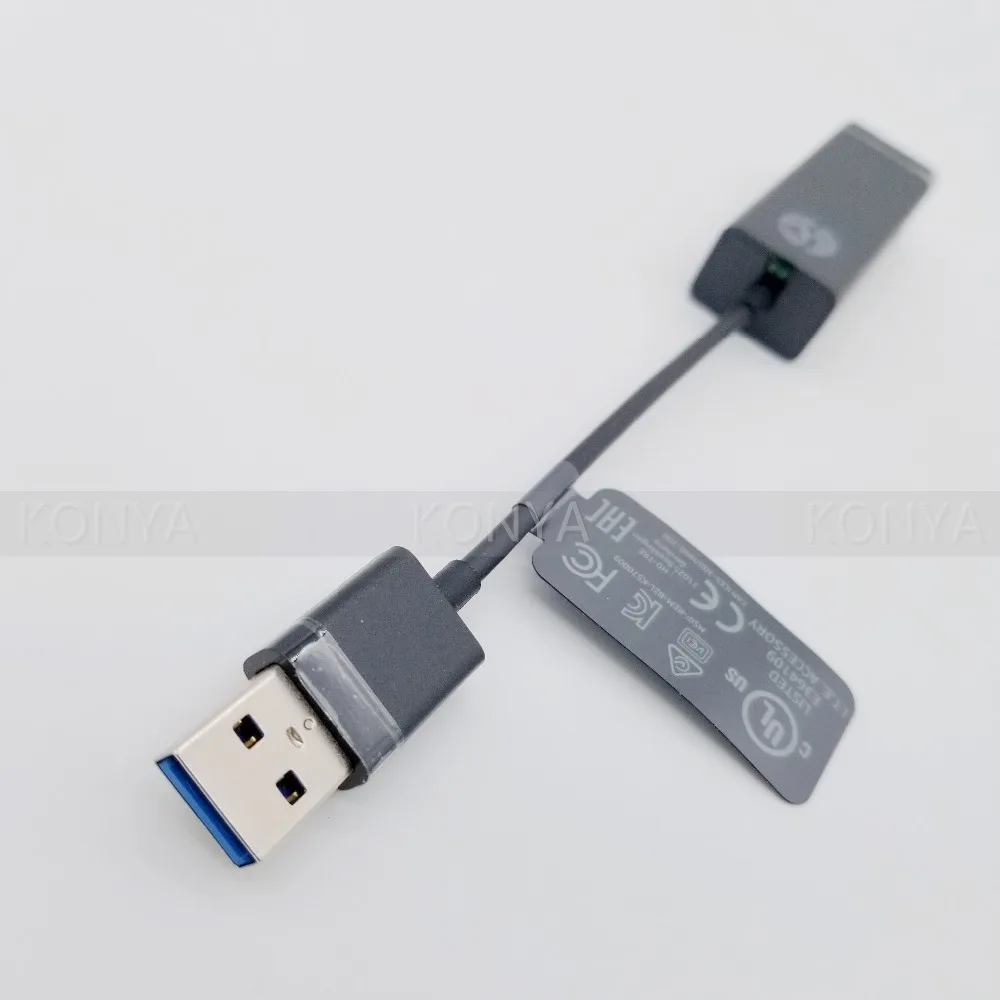 New Genuine Para HP Adaptador USB 3.0 para Gigabit RJ45 829941-001 829834-004