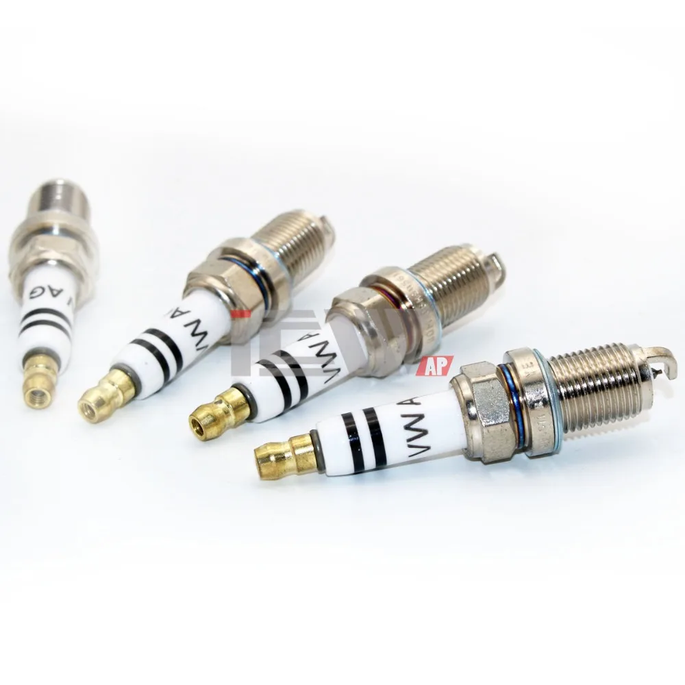 10pcs/lot iraurita Spark Plug 06H905611 0241245670 06H 905 611 For VW Jetta Golf GTI MK5 MK6 Passat B6 B7 2.0TFSI