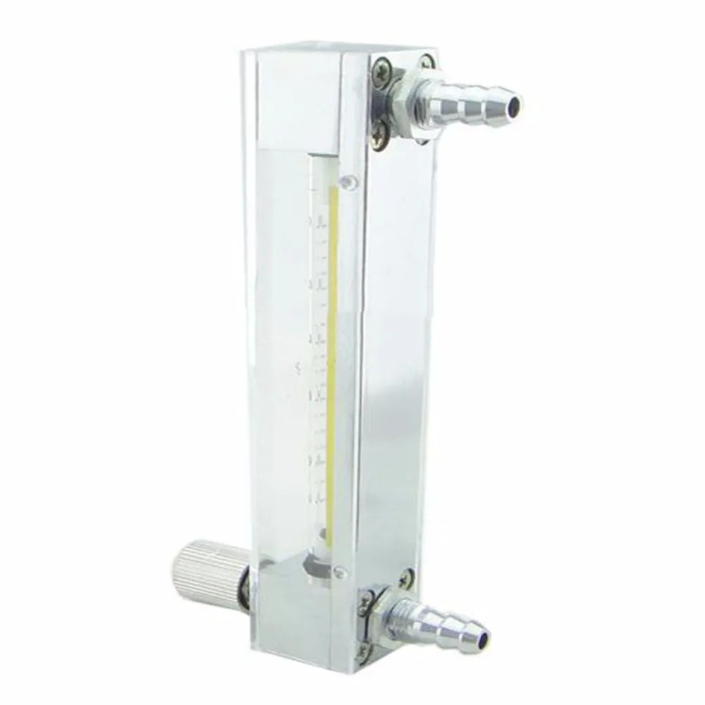 

gas LZB-3, 6-60ml/min glass rotameter flow meter with control valve for Air float gas rotameter,it can adjust flow lzb3