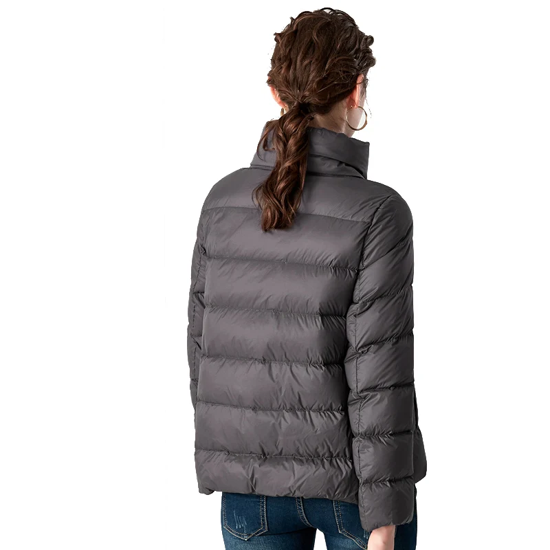 Doudoune Ultra Légère à Col Montant pour Femme, Manteau de Marque, WePackage, Parkas, JxCollar, Doudoune Chaude, Nouvelle Collection Hiver