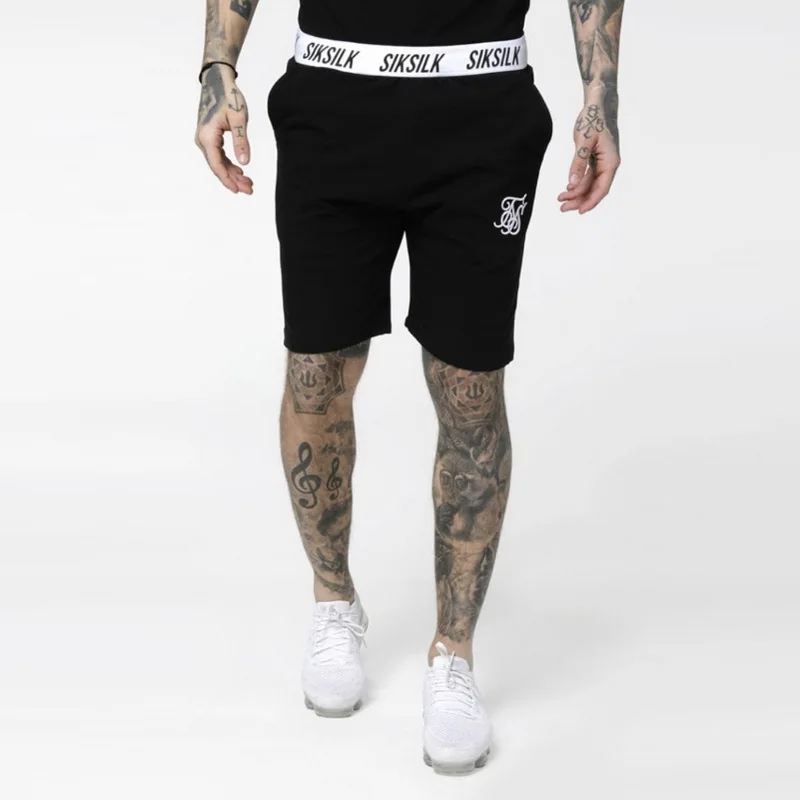 Mens Summer cotton shorts Sik Silk Kanye West Fitness Bodybuilding Casual Joggers workout Brand sporting short pants Sweatpants