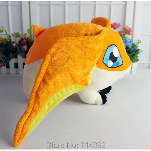 Juguete de peluche de Patamon, figura de Anime, Digimon Adventure, Takaishi, Takeru, Patamon, Cosplay de 35cm para regalo