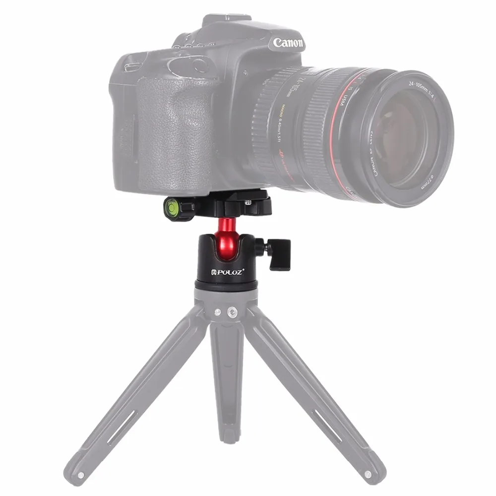 

Панорамная металлическая шаровая Головка PULUZ с поворотом на 360 градусов и быстроразъемной пластиной для DSLR и цифровых камер