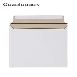 10PCS  250x160mm Mailjackets Rigid Mailers Paperboard Envelopes  Stay Flat, Cardboard, fiberboard