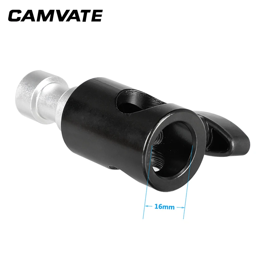 Головка оссветильник Ной стойки CAMVATE 16 мм с наружной резьбой 1/4 "-20" и внутренней резьбой 1/4 "-16" до 1/4 "-20", винт с внутренней резьбой светильник ительной стойки/стержня, Новинка