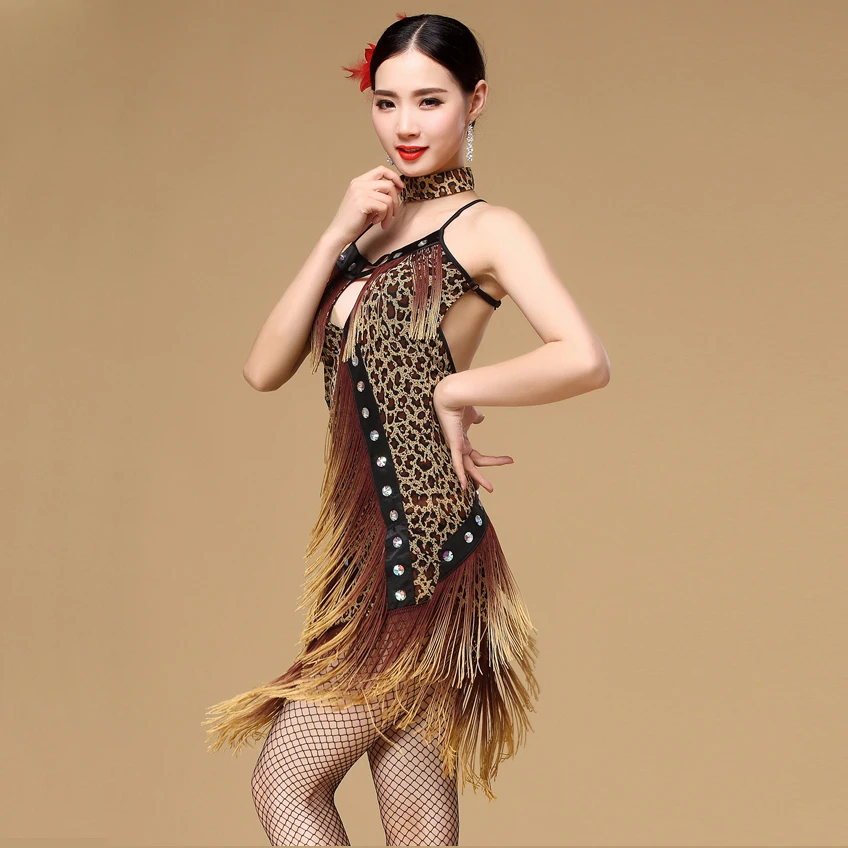 Latin Dance Dress Hot Sale Women Cotton Flamengo New Belly Dance Costume Latin Salsa Tango Cha Ballroom Flamenco Dress M/L